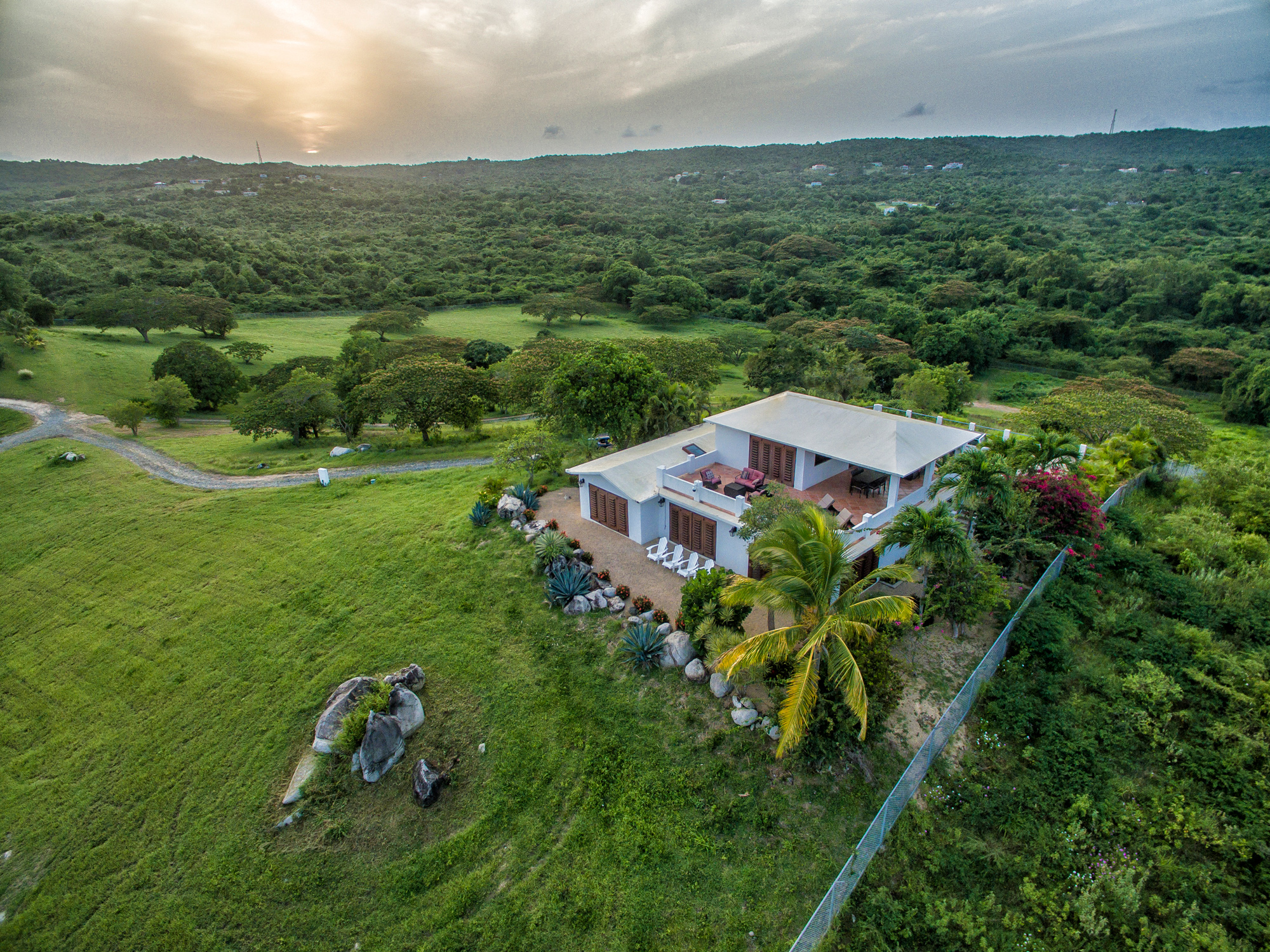 Rock House Aerial View