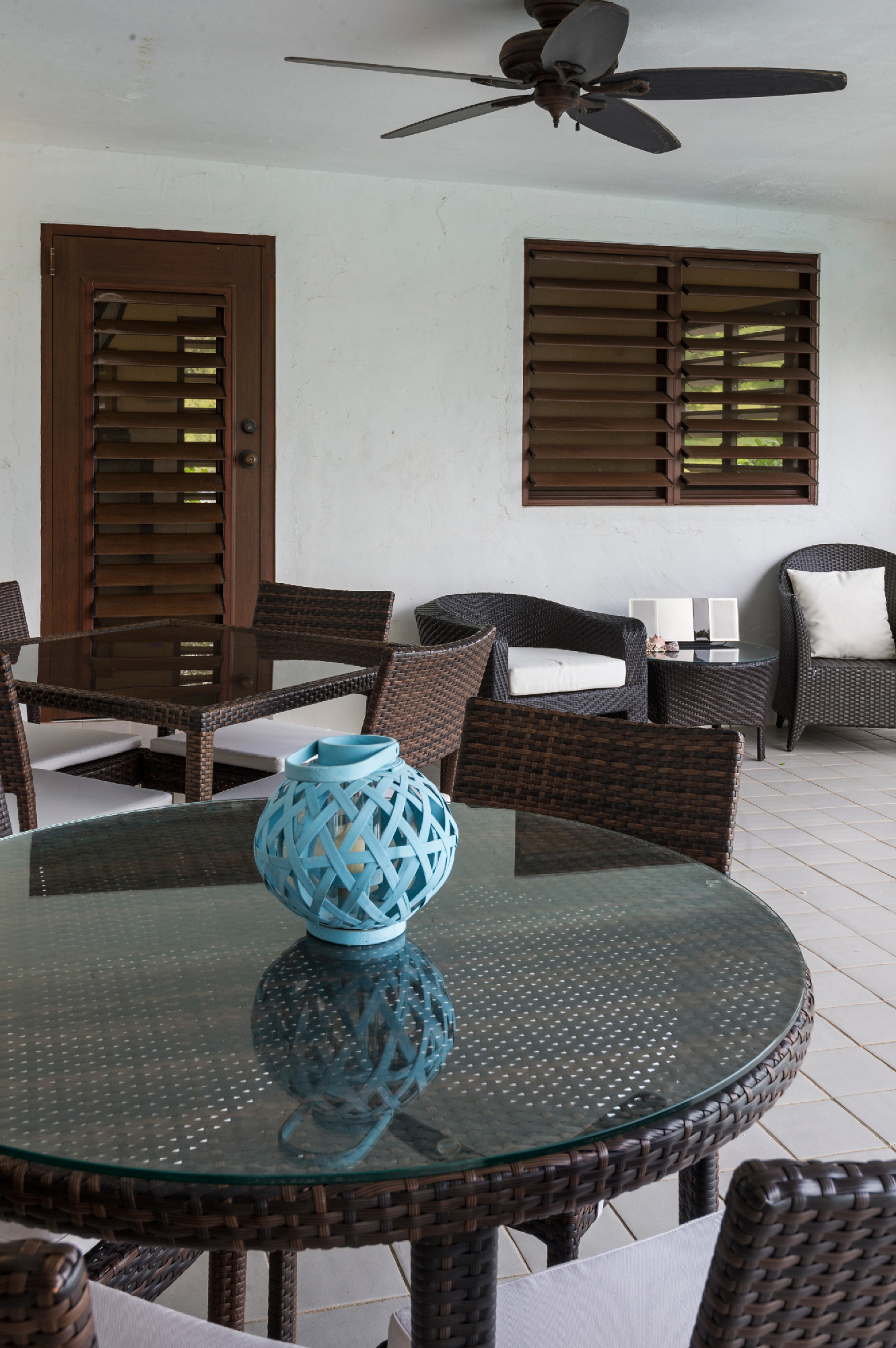 Pool House Dining Area