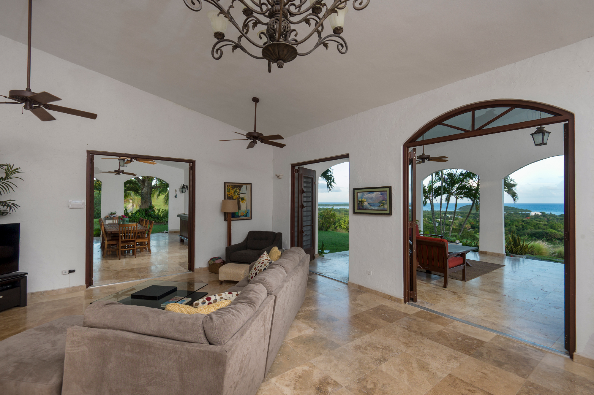 luxury living room open