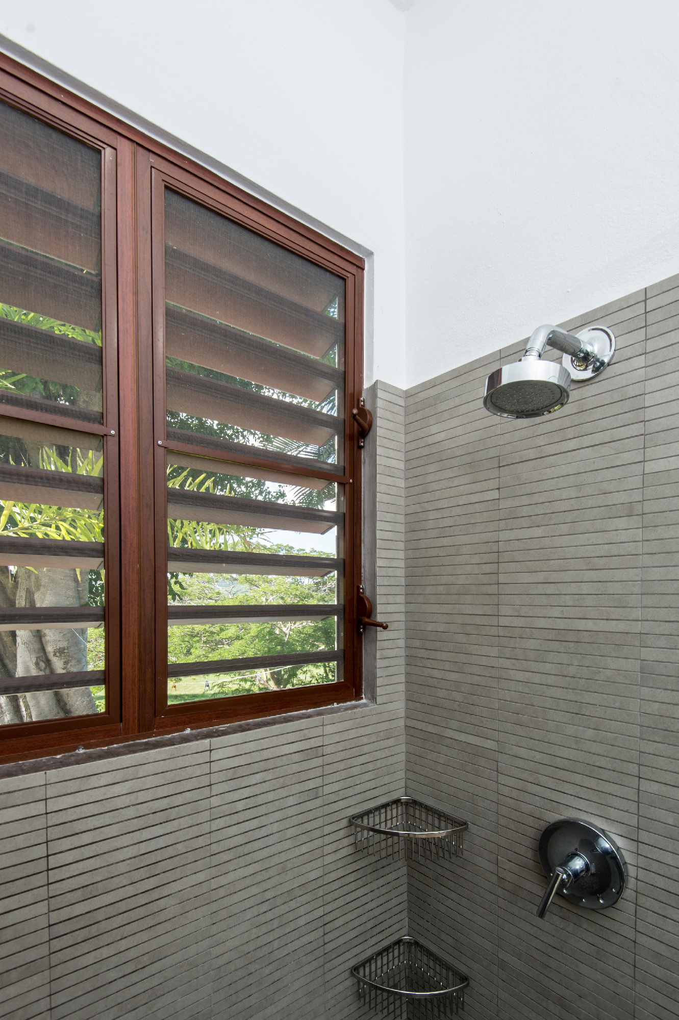 modern shower